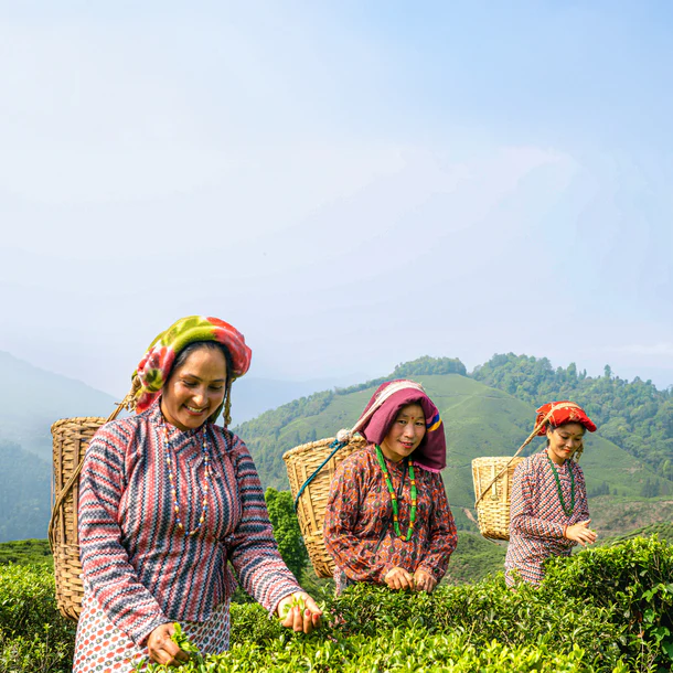 Niyor Tea Farmers in Assam, India